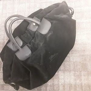 Rare Long champ suede bag